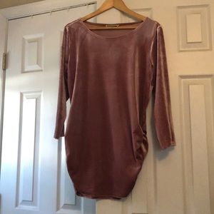 👄👄Velvet Quarter Sleeve Tunic Size L👄👄
